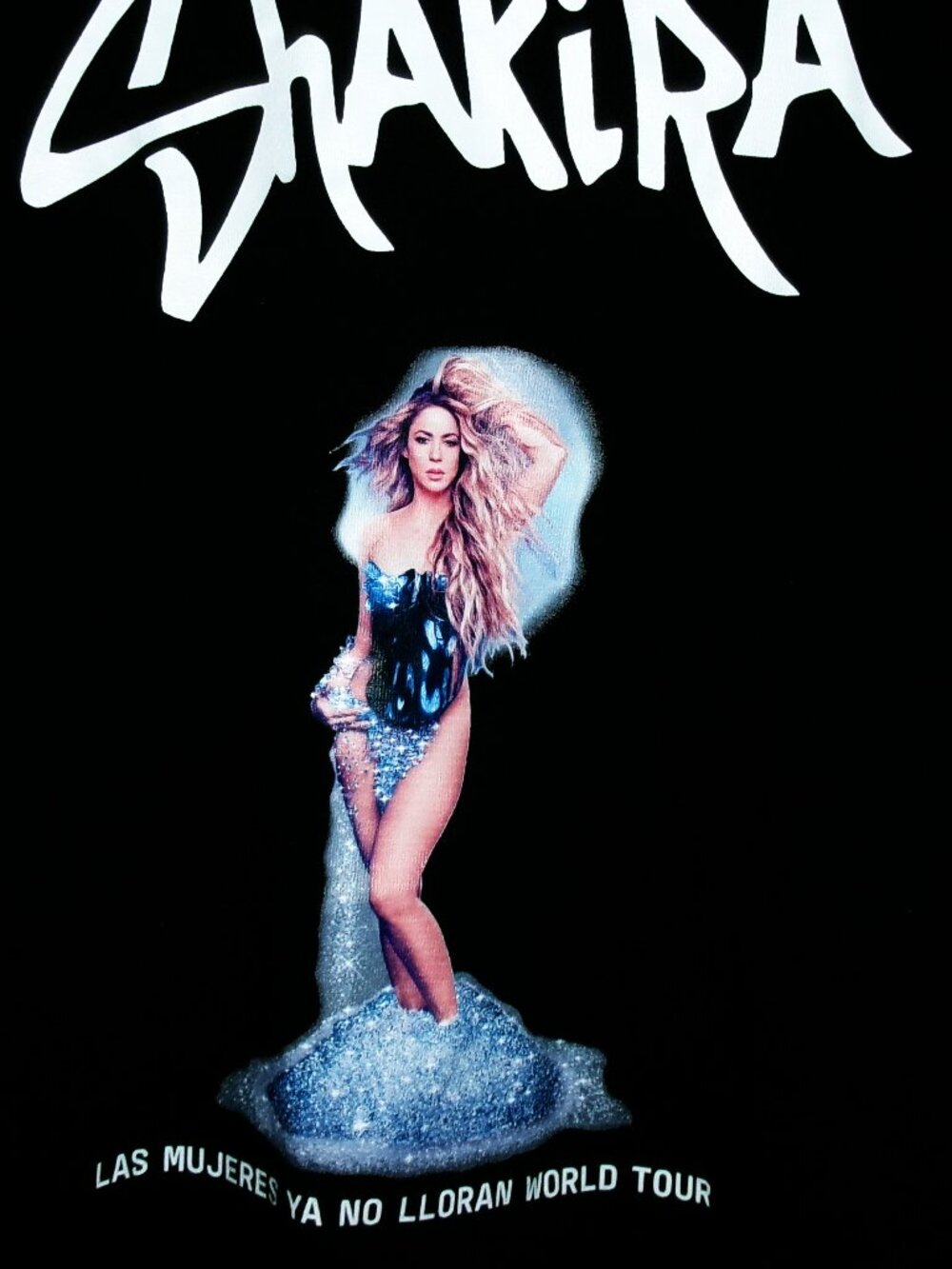 shakira las mujeres ya no lloran world tour 2025 m tee - columbia pop queen mtv